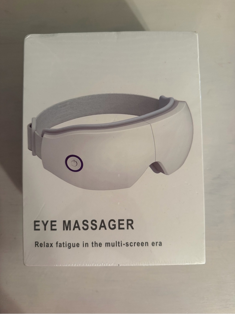 Eye Massager Heat Vibration Rechargeable Eye Care Relaxation Mask New